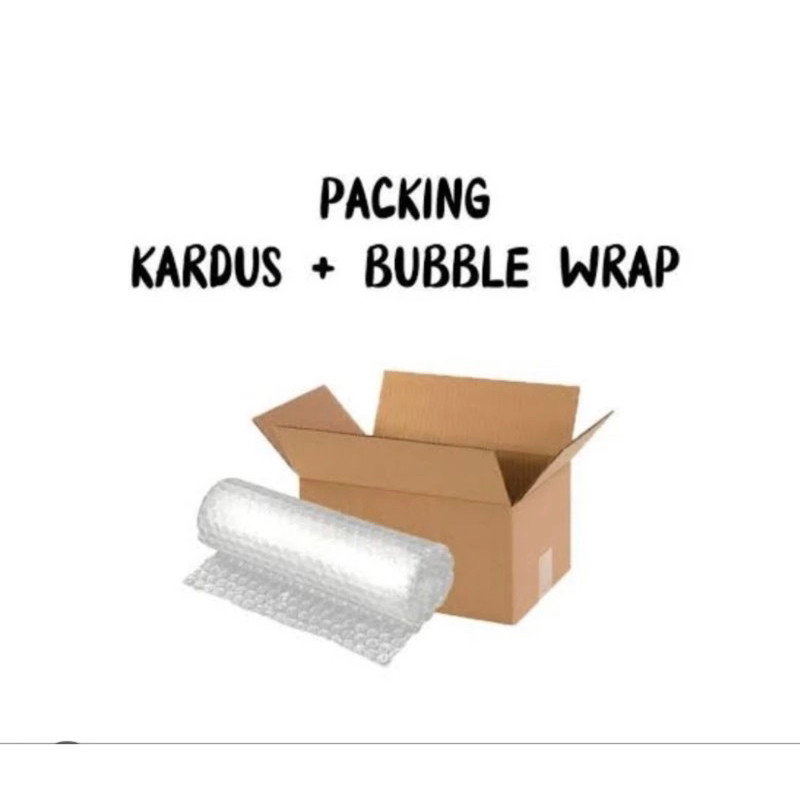 

Packing Kardus + Bubble Wrap
