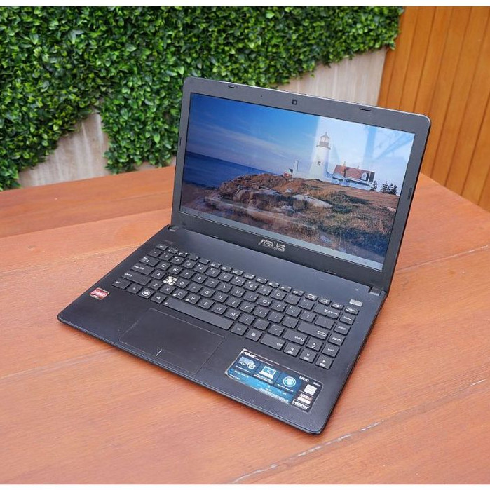 Laptop Asus X401U AMD C-60 Ram 2Gb Hdd 500Gb 17053 Windows slim Laptop bekas murah Laptop SSD Office