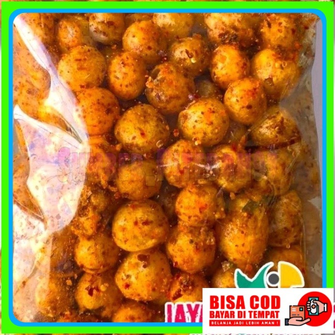 

1kilogram cimol kering pedas daun jeruk /emplod /endog lewo