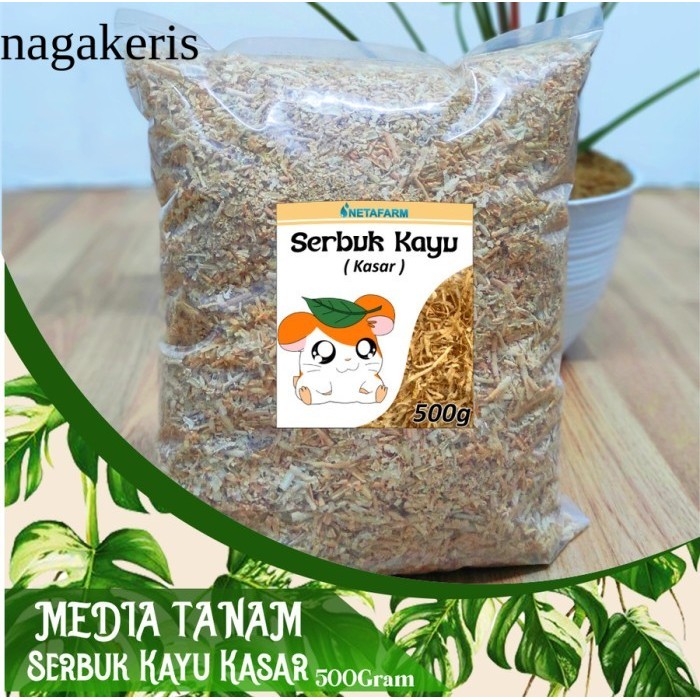 

Media Tanam Serbuk Kayu Kasar Alas Kandang Hamster 500gr murah sekali