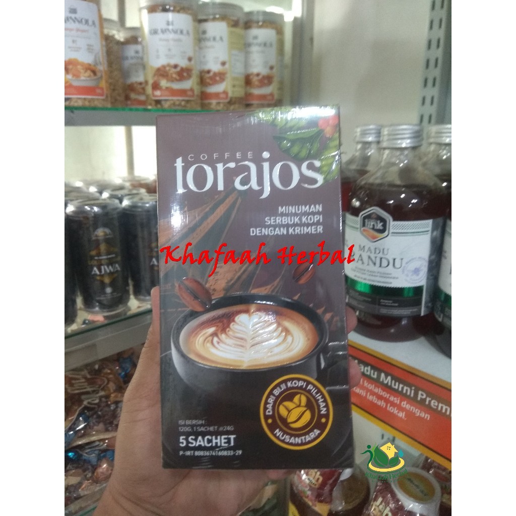 

COFFEE TORAJOS MINUMAN SERBUK KOPI DENGAN KRIMER 1 SACHET @24G (5 SACHET)