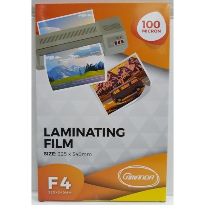 

PRODUK TERLARIS PLASTIK LAMINATING F4 / LAMINATING FOLIO 100 MICRON AMANDA / XEHO