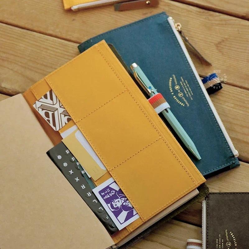 

Fromthenon Special Paper Travel Notebook Washable Bill Zipper Bag Storage Bag Pen Case Stationery Storage Supplies