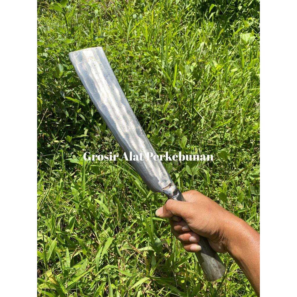 pisau daging baja asli/  pisau daging baja tajam / pisau cacah ayam Murah murah