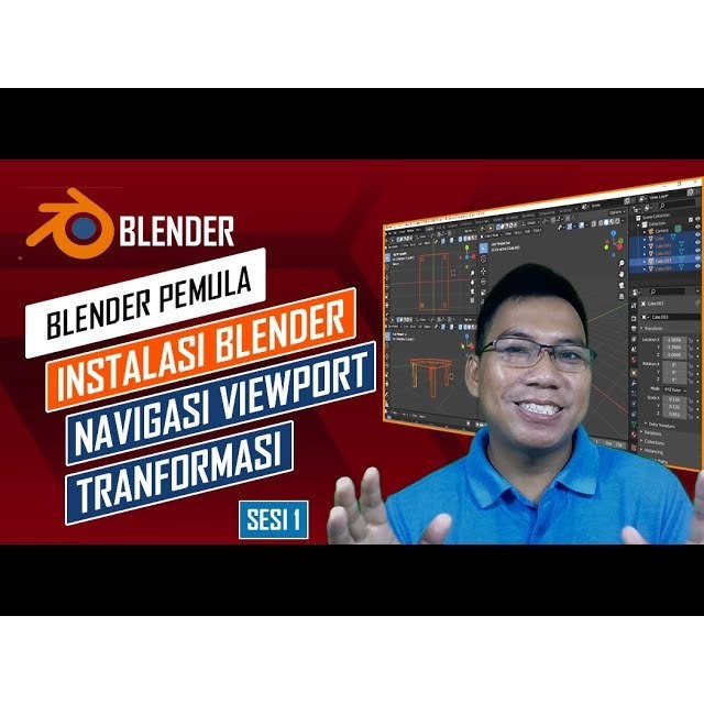 

[K24] Kursus Belajar Panduan Blender Software - Video Pembelajaran Lengkap MSe