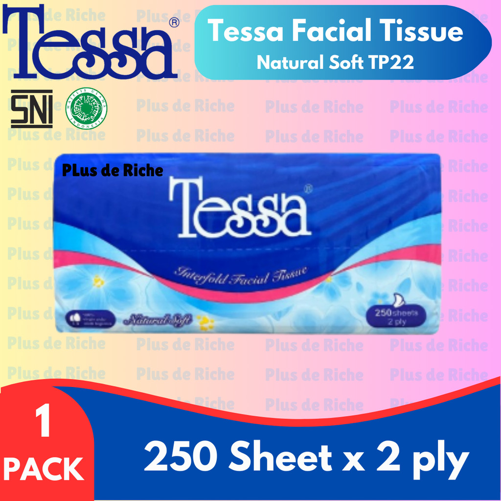 Tessa 250 sheets 2 ply - Tissue Tessa 250