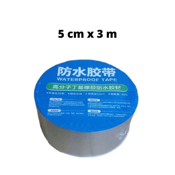 

Mall -martstrong247.id~[PROMO TERLARIS] Multifunction Repair Tape Lakban Alumunium Tahan Air Panas Bocor - Kecil 5CM x 3M