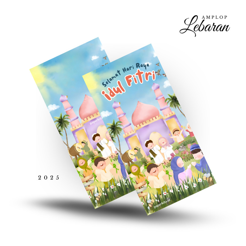 

Amplop Lebaran Panjang Tebal Box Isi 50 pcs Tema Islami 2025 Kualitas Premium