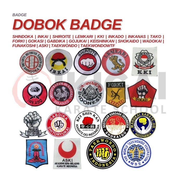 TEGI BADGE Lambang Perguruan Karate