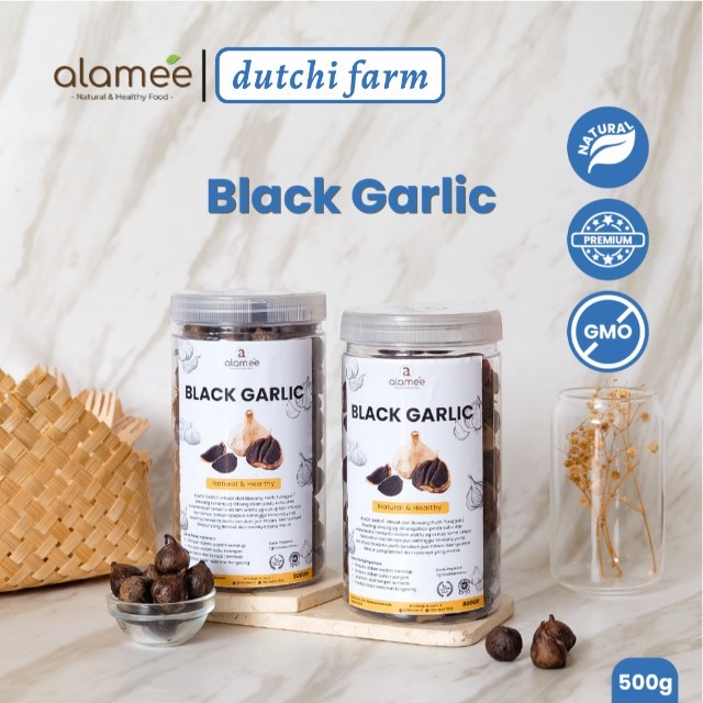 

Black Garlic Garlik Bawang Hitam Tunggal Kating 500 gram Herbal Premium Lanang Alami Natural Dutchi Farm