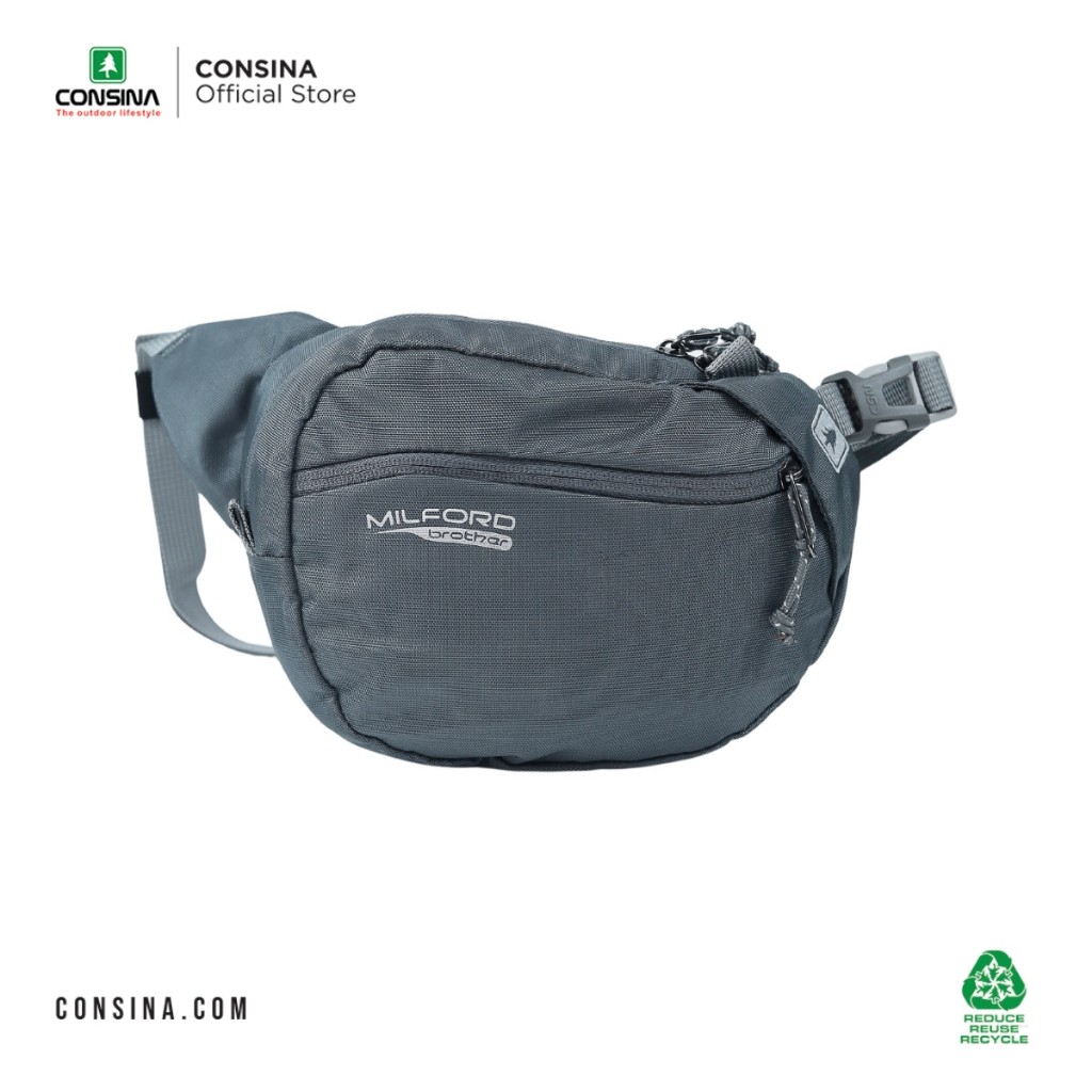 NM56TG Consina Milford Brother Tas Selempang Kecil Tas Pinggang | Sling Bag Outdoor Pantai Travel Un