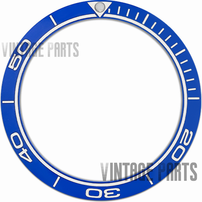 38Mm slope ceramic bezel insert fit for omega seamaster 600 wat