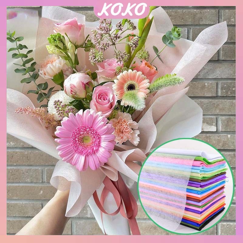 

【30PCS】KERTAS BUNGA COTTON PAPER TISSUE KERTAS TISU BUKET BUNGA FLOWER WRAPPING BUKET BUNGA