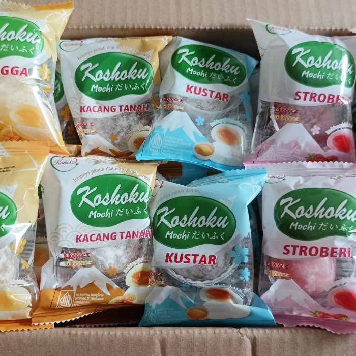 

Mochi kemasan terbaru 1 Dus isi 50+2pcs