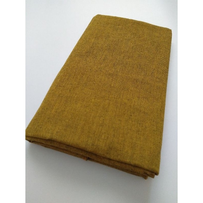 Kain Tenun polos tenun lurik  - Hitam & Abu polos Lurik