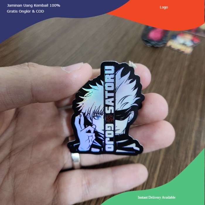 

Sticker Hologram Anime - PSH1318 - Jujutsu Kaisen - Gojo