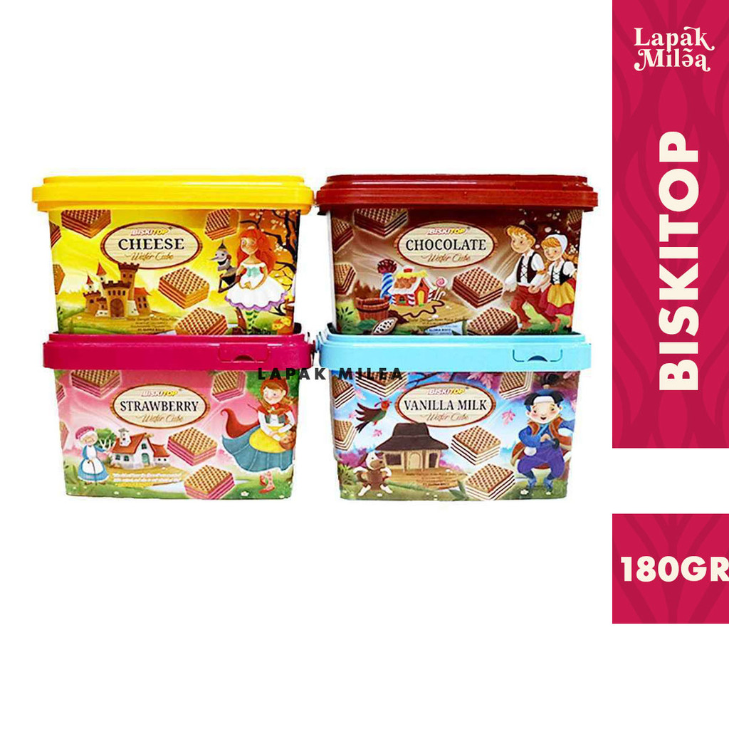 

Biskitop Wafer Cube Denex Wafer Stick 180 g Aneka Rasa Strawberry Coklat Vanilla Chhese