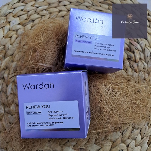 Wardah Renew You Cream 30gr/Cream penghilang flek hitam/cream siang malam wardah renew you