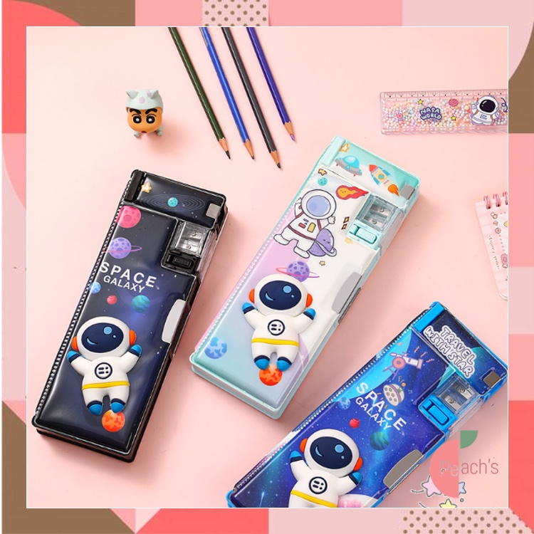 

PEACHs - S5945 Kotak Pensil Case Magnet Untuk Anak Tk & Sd / Kotak Pensil Anak Lengkap Dengan Peruncing / Tempat Pensil Karakter