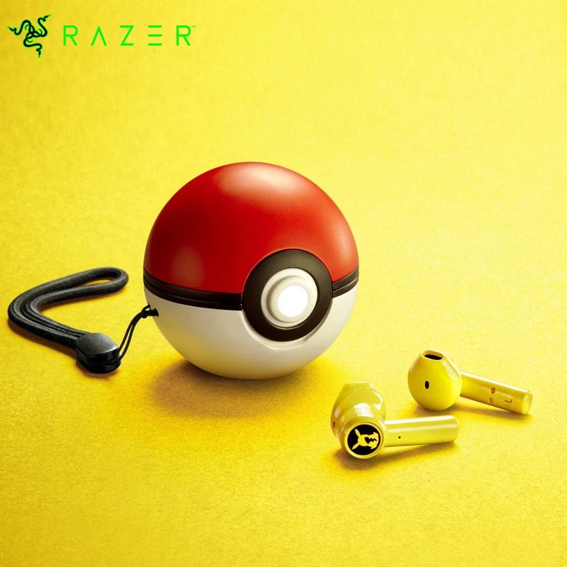 COD Razer Original Pikachu Portable Bluetooth Headset Earphones for Razer TWS Pokémon Headphone
