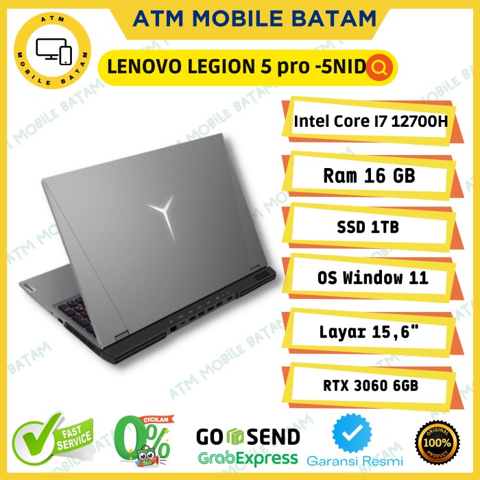 LENOVO LEGION 5 PRO i7-12700H 16GB 1TB SSD RTX3060 6GB W11 OHS