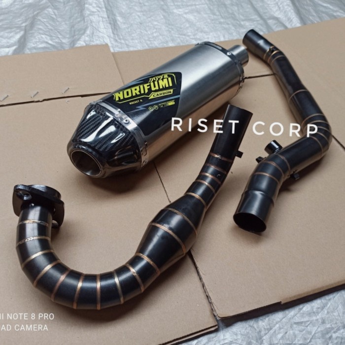 Norifumi karbon kevlar knalpot racing klx crf 250 klx250 crf250 rally