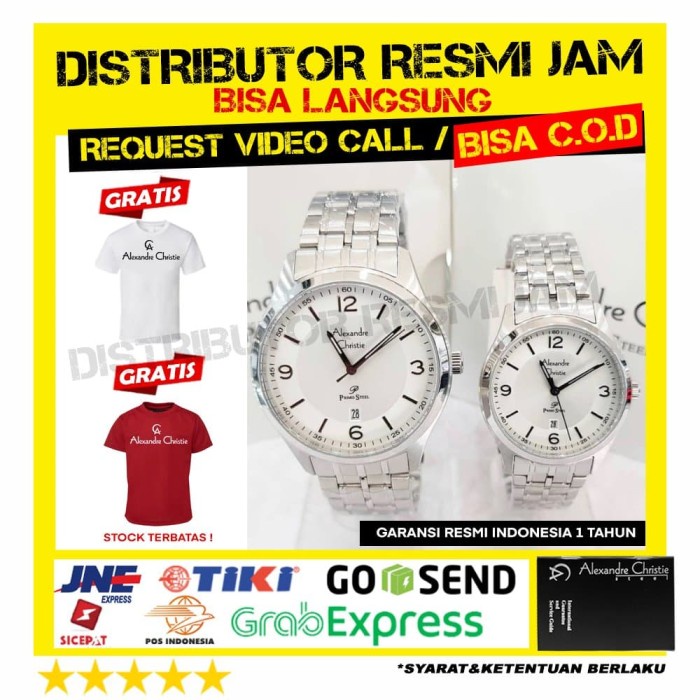 JAM ALEXANDRE CHRISTIE 1010MD ac1010 1010LD GARANSI RESMI 12 BULAN