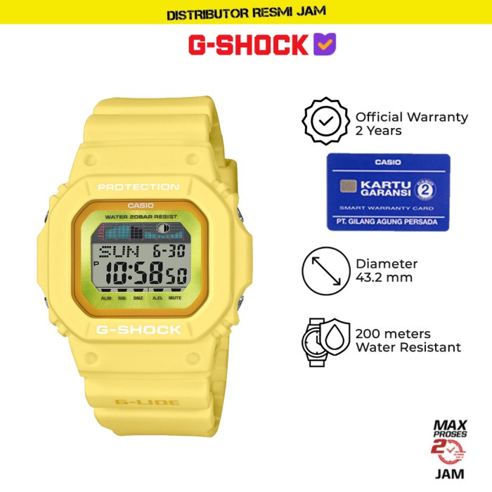 GShock GLX-5600RT-9DR GLX-5600RT GLX5600RT Garansi Resmi 2 Tahun