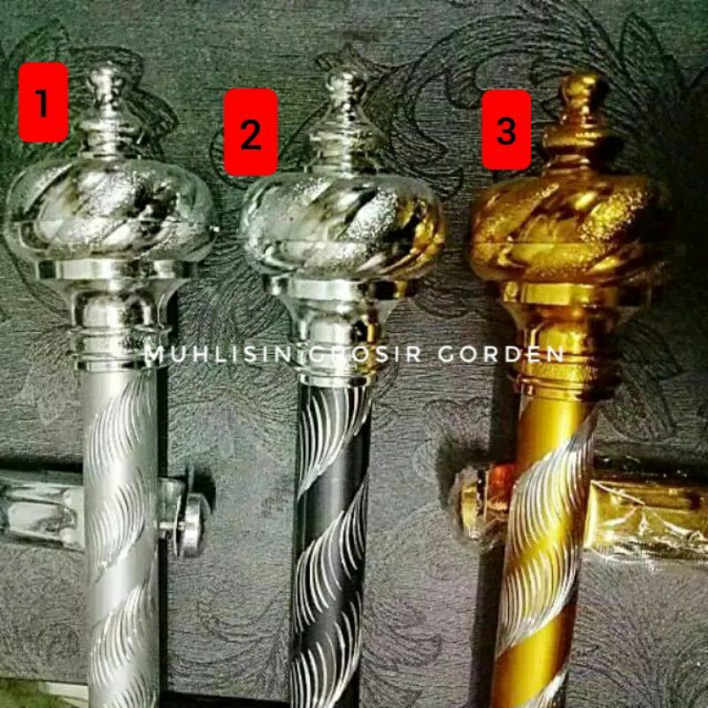 BATANG GORDEN / ALUMUNIUM BULAT GORDEN / REL BULAT