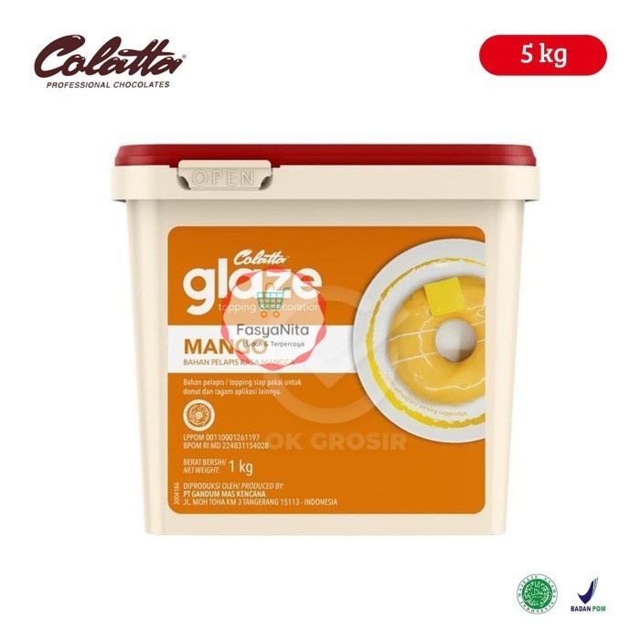 

Colatta Glaze MANGGA kaleng 5 kg - FasyAnita Mart Denpasar