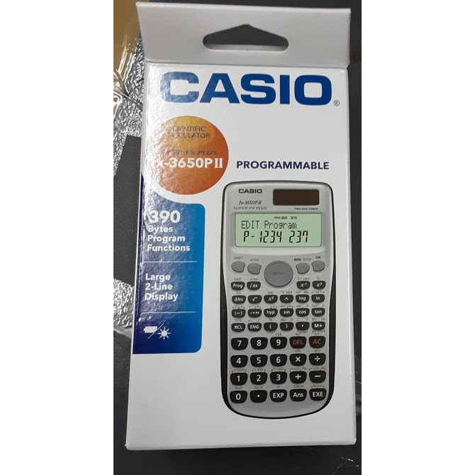 

Casio Calculator Scientific FX 3650 P II