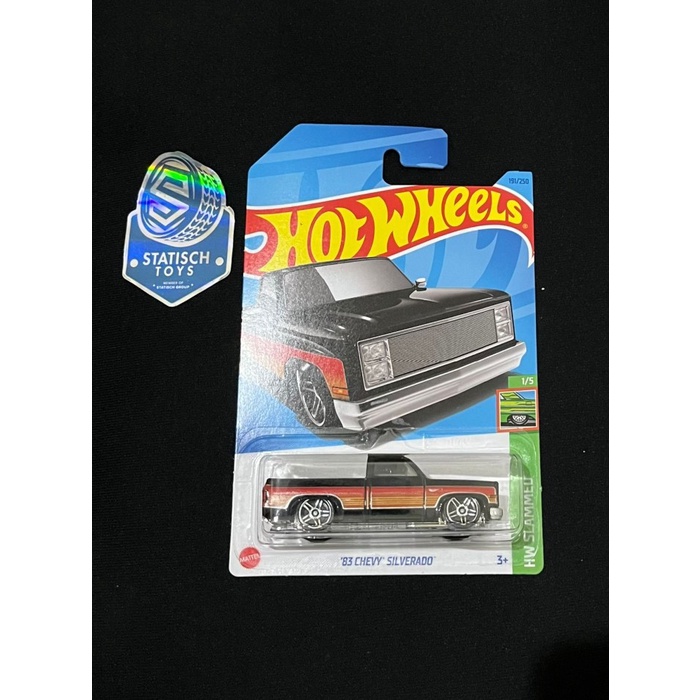 Hot Wheels 83 Chevy Silverado Hitam Lot K 2023 Hotwheels