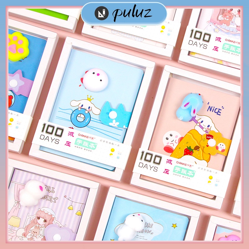 

Buku binder A6 isi kertas 70 lembar Korean cute girl PVC clear cover Jurnal wisatawan DIY scrapbook Daily planner Spiral Notebook Aesthetic Lucu Unik Murah Alat tulis anak