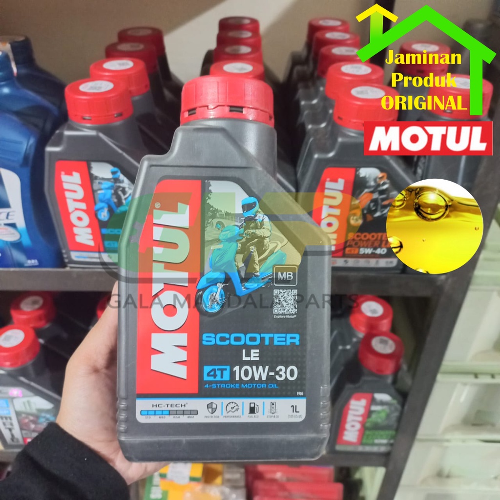 MOTUL Scooter Le 1Liter Oli Matic Nmax Aerox ADV Xmax Oil Motor Matik