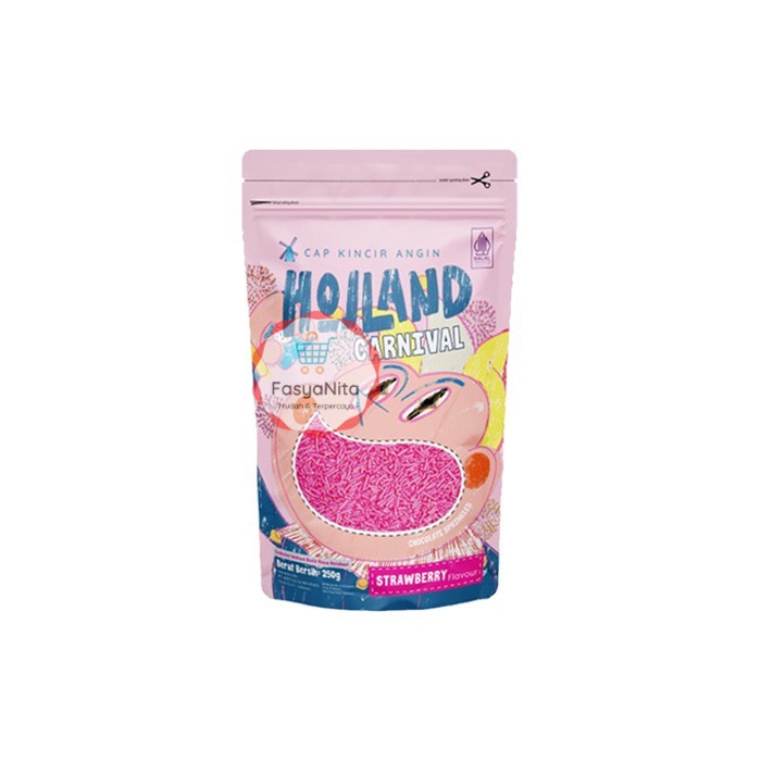 

Meses Holland Carnival Flavour / Strawberry Green Tea (250 gr) - Stroberi 250gr - FasyAnita Mart Denpasar