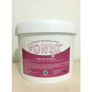 

wasitastore [Promo Murah] Fondx Virgin White Fondant Putih Gula Dekor repack 500gr