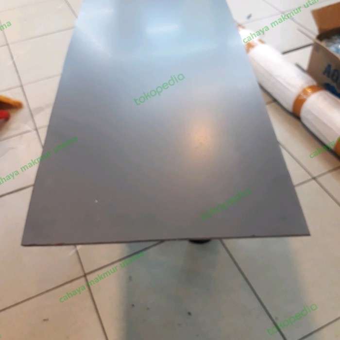 

pvc grey lembaran / abu abu 3mm x 50cm x 150cm