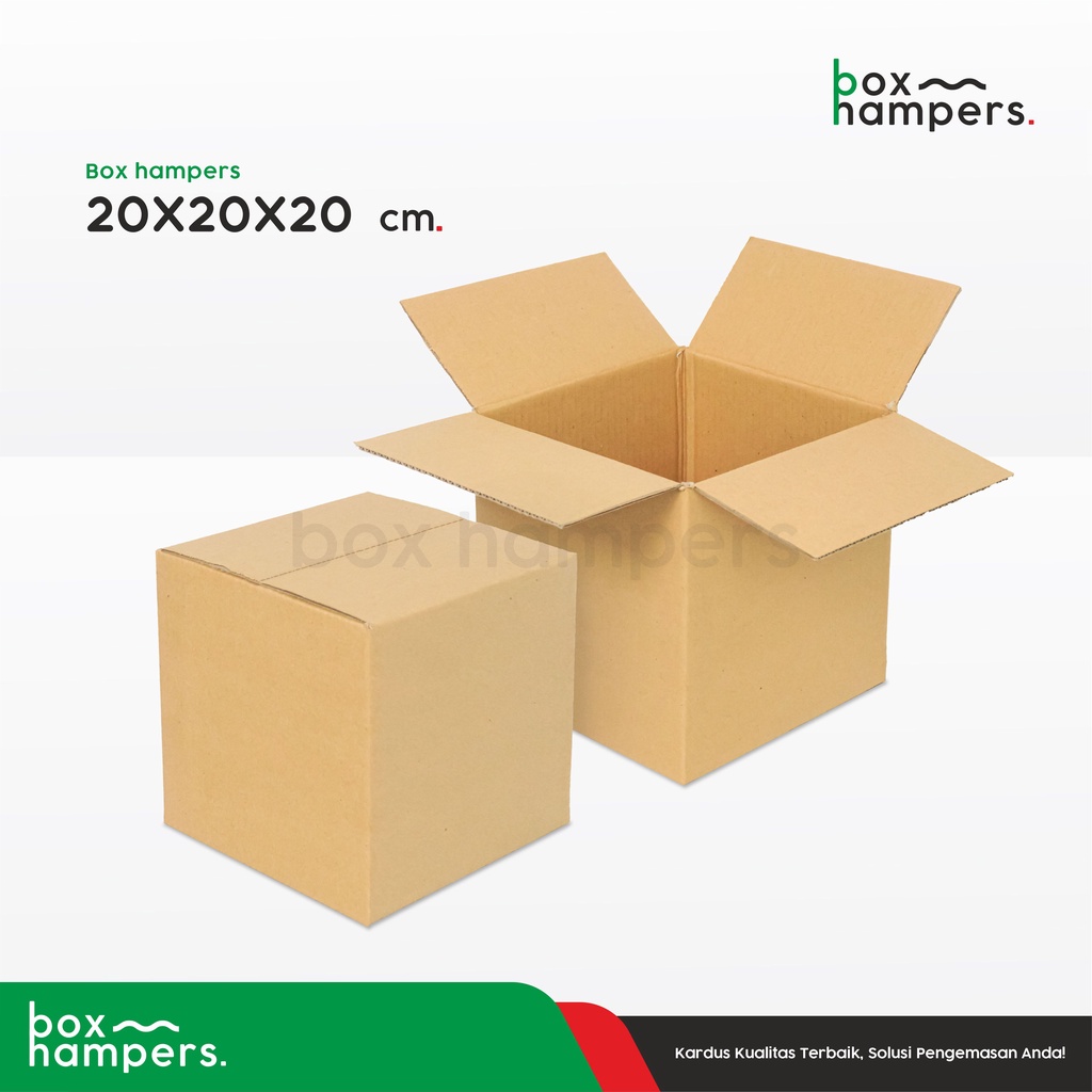 

Box 20x20x20 cm (ELA) Kardus/Karton/Paking/Normal/AMDK/Hampers/tinggi20