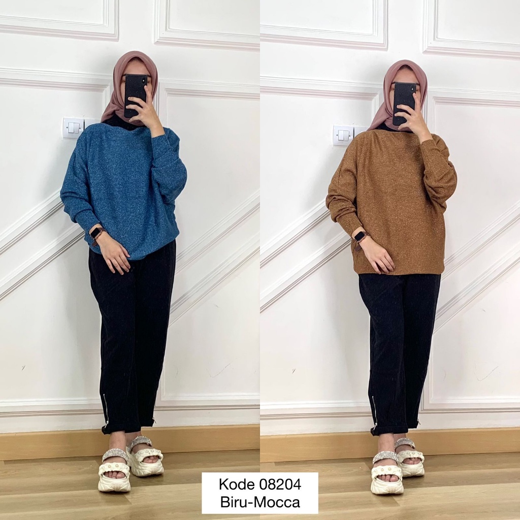 Sweater Polos Wanita I Sweater Knit Wanita I Baju Switer Wanita I Baju Sweter Wanita