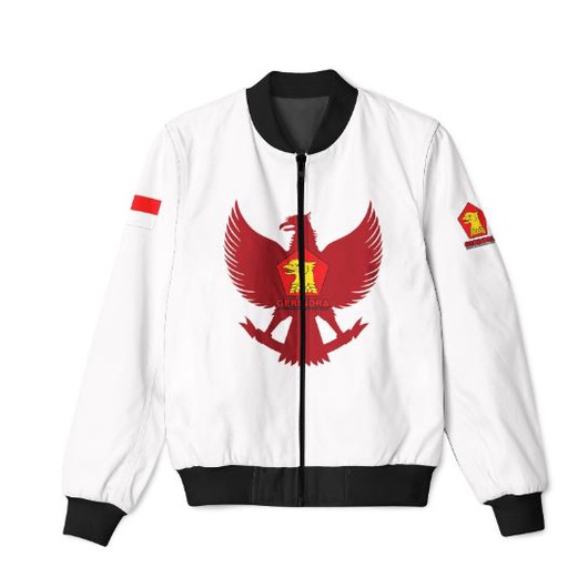 GERINDRA / Jaket Gerindra / Jaket Bomber Gerindra / Jaket Bomber Partai GERINDRA