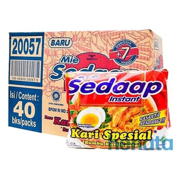 

Mie Sedaap Kari Spesial 76gr Karton/Dus