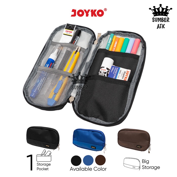 

Kotak Tempat Pensil Pencil Case Joyko PC-5010 - Biru