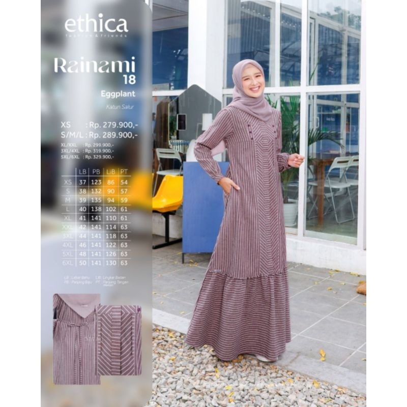 Baju Gamis merk ethica Rainami 18