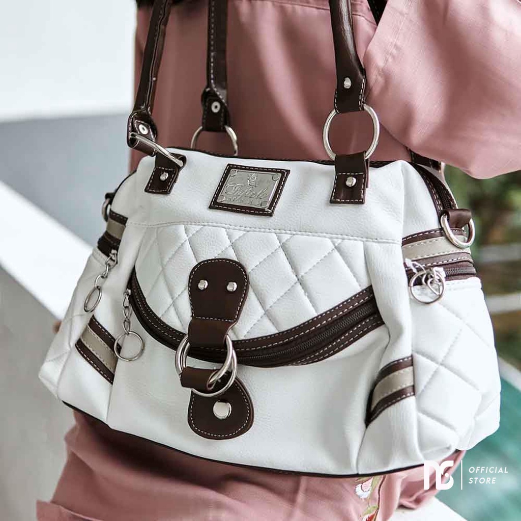 Handbag Tas Wanita Elegan Jinjing Tas Wanita Selempang Kulit Tas Pengajian Hand Bag Fashion Wanita