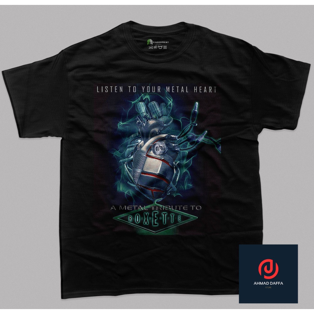 BAND - Roxette T-Shirt - Baju - Kaos - Baju Kaos - 1.139 - Cotton Combed 24s