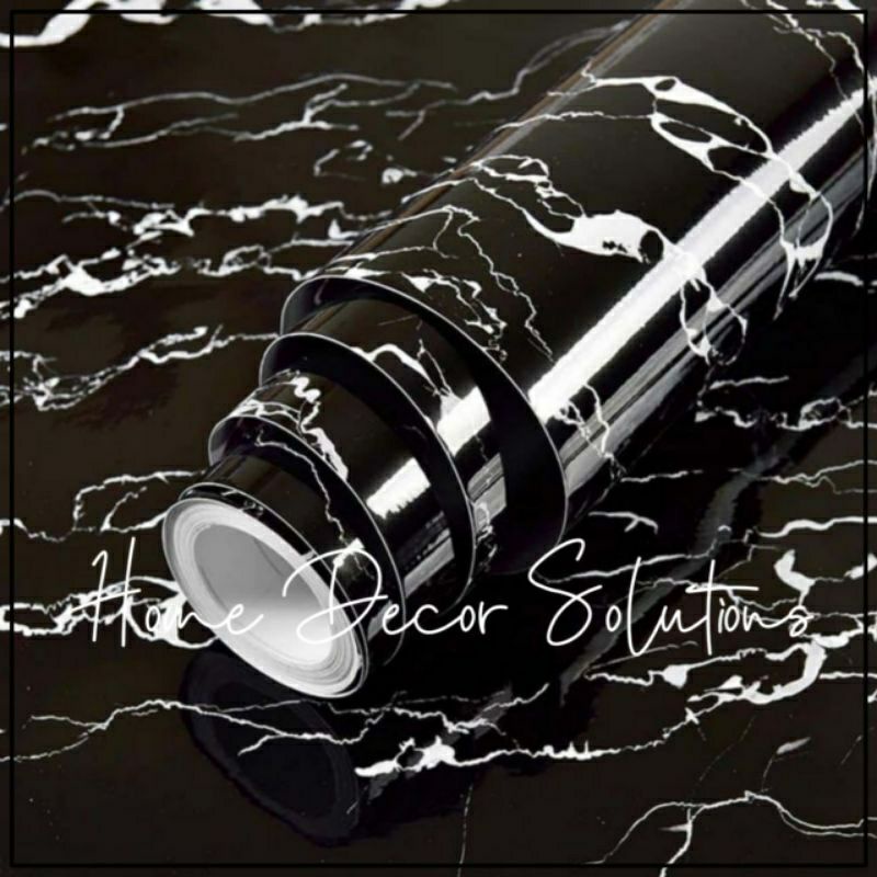 stiker motif marmer putih/wallpaper/stiker meja/stiker dinding/stiker lantai motif mamer warna putih