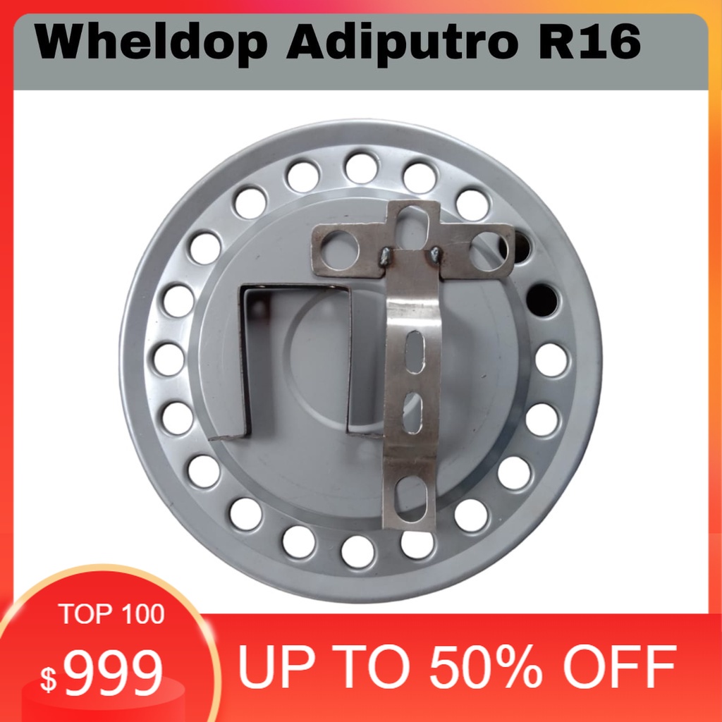 ORI PUNYA/ 1 pcs] wheeldop adiputro lubang 20 wheldop truk bahan plat besi r16/r15