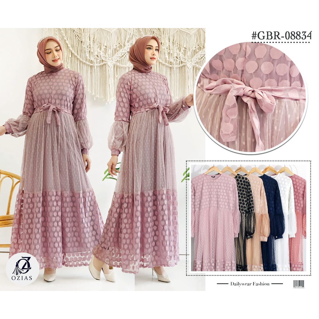 DRESS PESTA PREMIUM  SHIREEN SUNGKAR 08834 I Tille Adem Cantik I Fashion Hijab