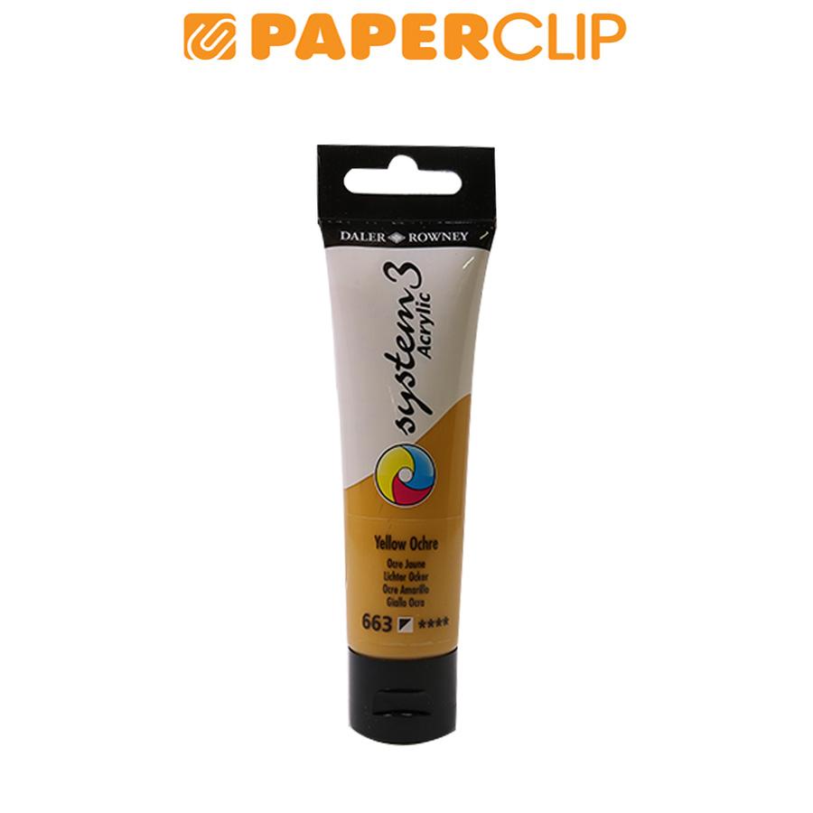 

ACRYLIC COLOR DALER ROWNEY SYSTEM3 59ML 129059663 YELLOW OCHRE