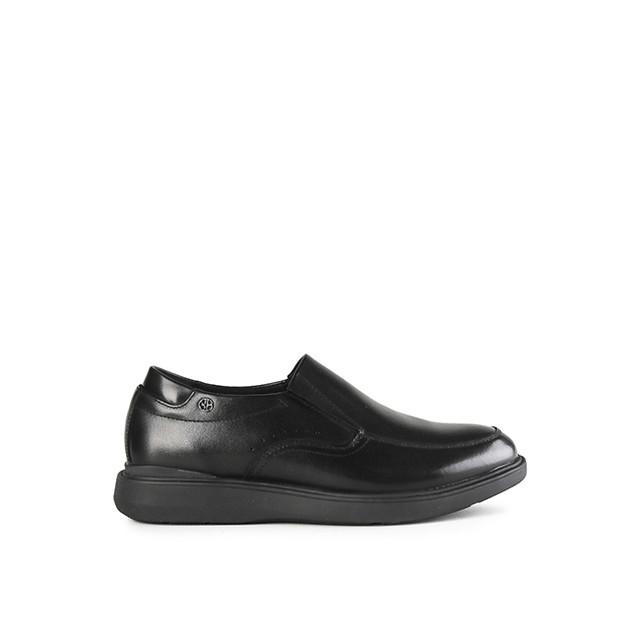 Hush Puppies Sepatu Pria Alpha Slip On Black